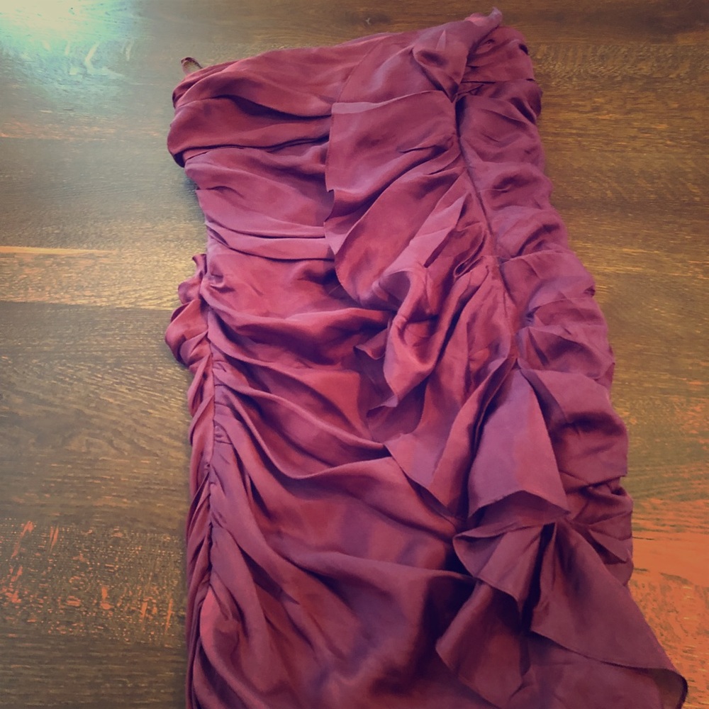 Purple mini dress